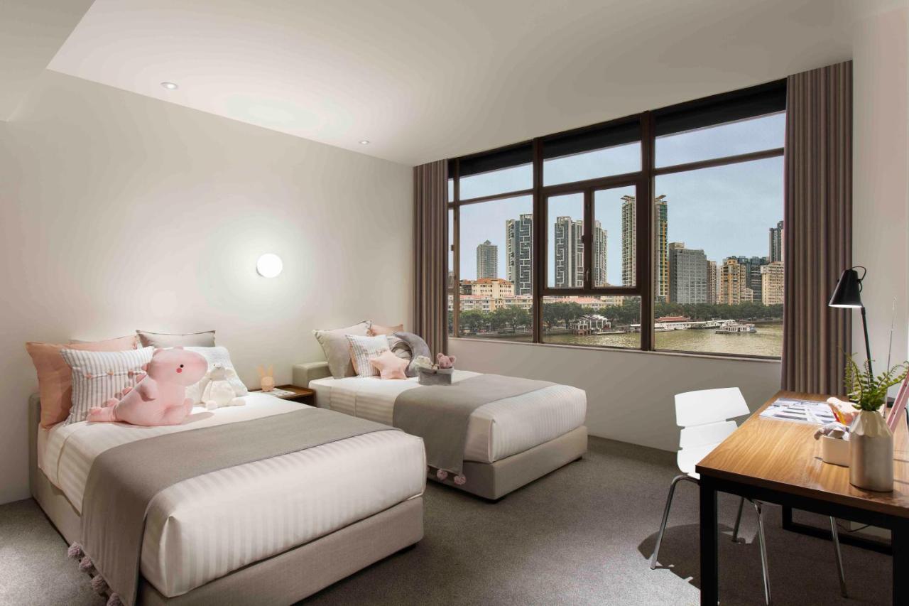 Ln Residence Changdi - New Aiqun Building - Canton Fair Free Shuttle Bus During Canton Fair Period المظهر الخارجي الصورة