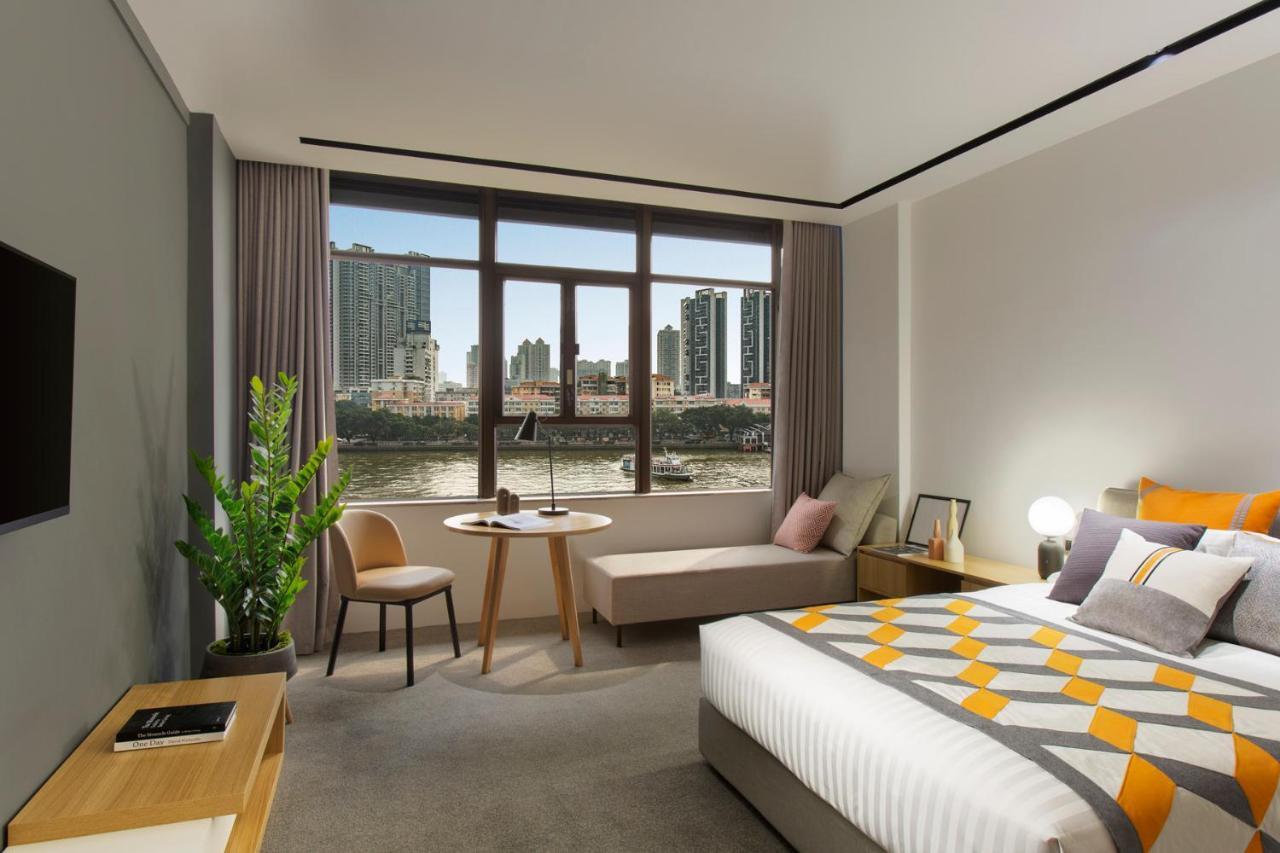 Ln Residence Changdi - New Aiqun Building - Canton Fair Free Shuttle Bus During Canton Fair Period المظهر الخارجي الصورة